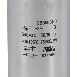 Replacement Capacitors HPS 1000 - 26 MFD 525 Volt (Single/Wet)