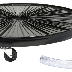 Plant Dolly Black 24 in Round w/ Hydro Fitting (4/Cs)