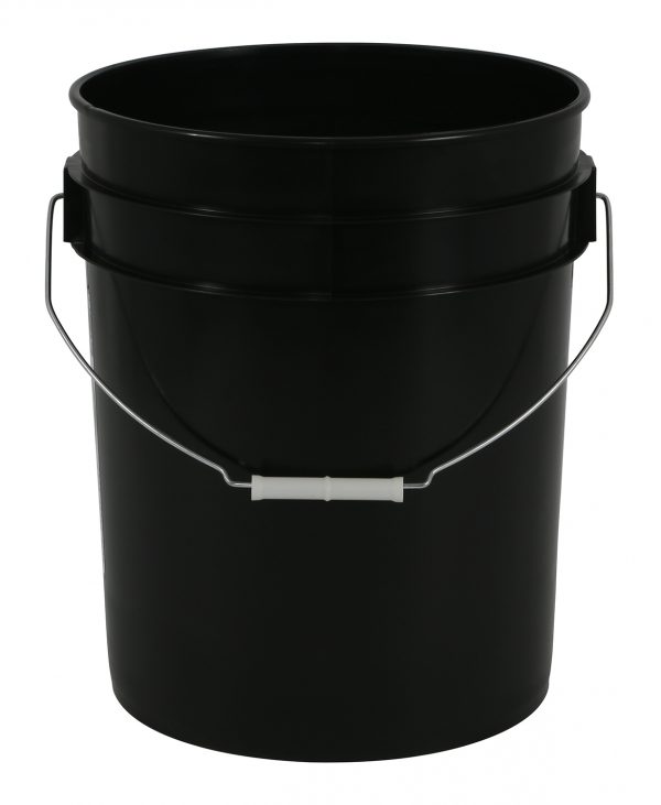 Gro Pro Black Plastic Bucket 5 Gallon